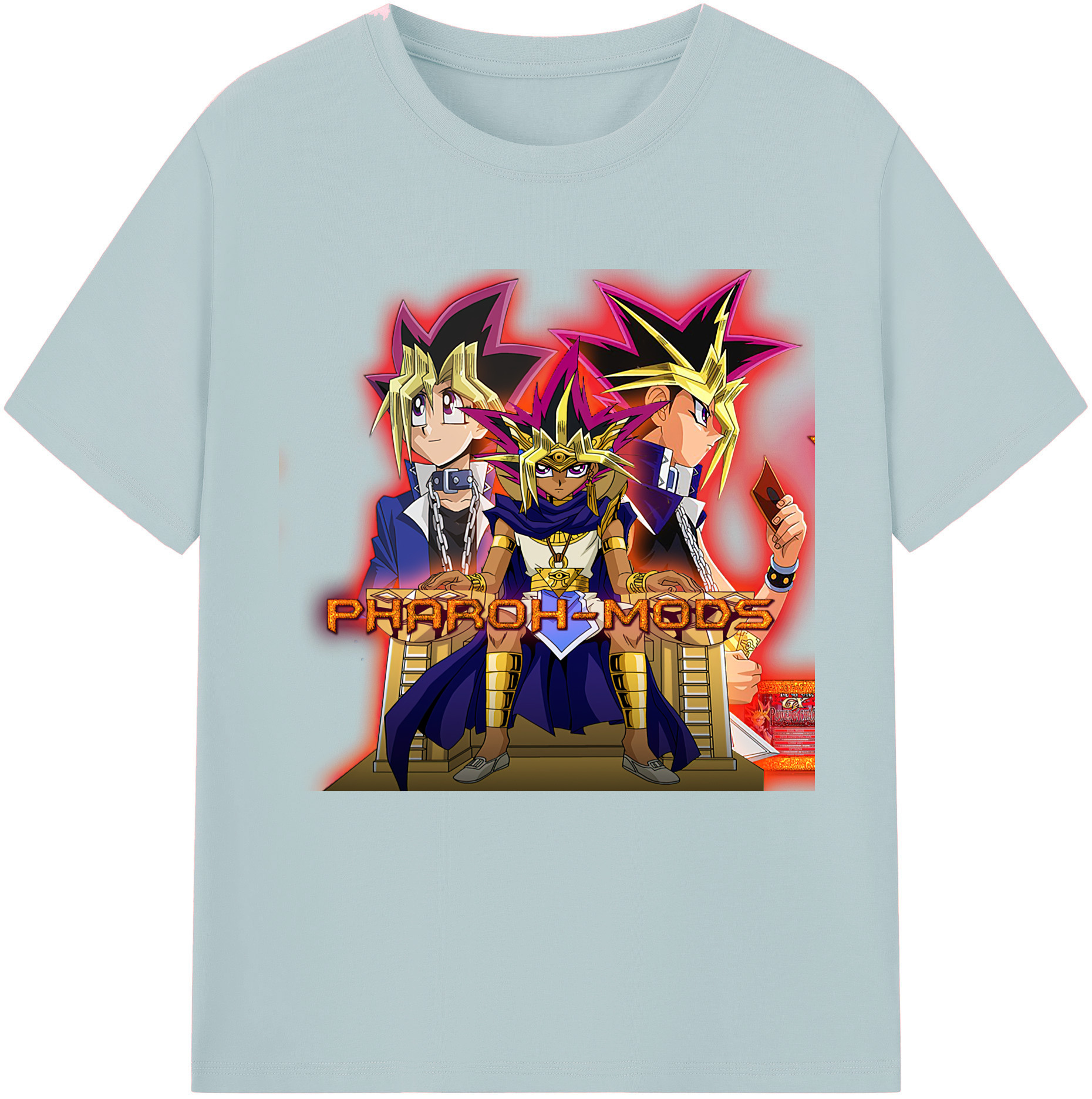 （画像用） 遊☆戯☆王 Yu-Gi-Oh! 綿100％半袖Tシャツ（フロントプリント）